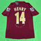 Nike Arsenal Commemorative Retro Red Short Sleeve Top - Thierry Henry No. 14 Soccer Jersey, Quick Drying