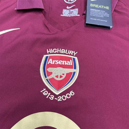 Nike Arsenal Commemorative Retro Red Short Sleeve Top - Thierry Henry No. 14 Soccer Jersey, Quick Drying